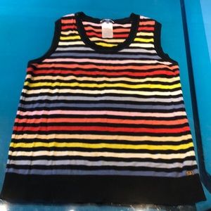 Rainbow Sonia Rykiel Paris tank top cotton knit